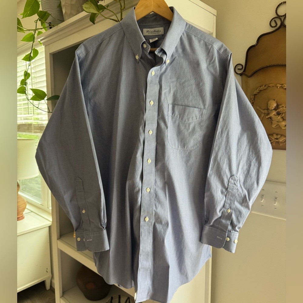 Brooks Brothers Classic Blue Button-Down Shirt